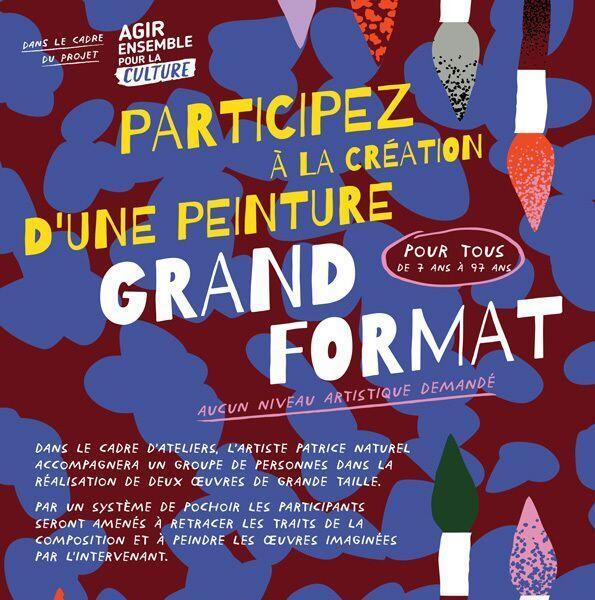 Participez à la création d'une peinture grand format