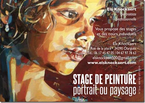 STAGE DE PEINTURE - PORTRAIT