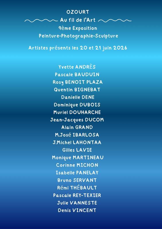 9ème Exposition Peinture - Photographie - Sculpture