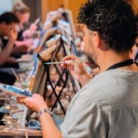 Atelier peinture en plein air // l’Art est dans le pré