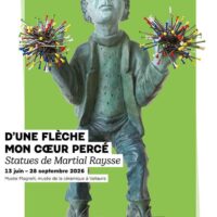 D’une flèche mon cœur percé - Statues de Martial Raysse