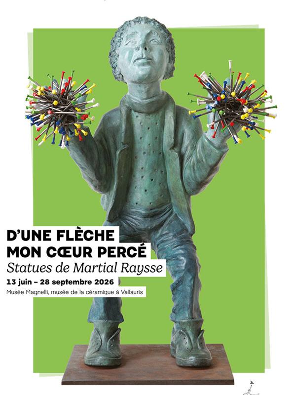 D’une flèche mon cœur percé - Statues de Martial Raysse