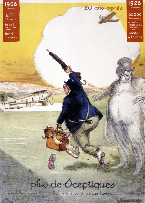 Drôles de vols : Caricaturer les expériences aériennes