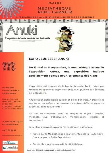 Expo Jeunesse : ANUKI
