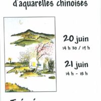 Expo peinture - Aquarelles chinoises