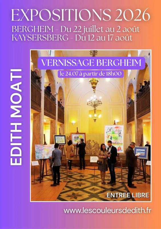 Exposition - Les couleurs d'Edith Moati