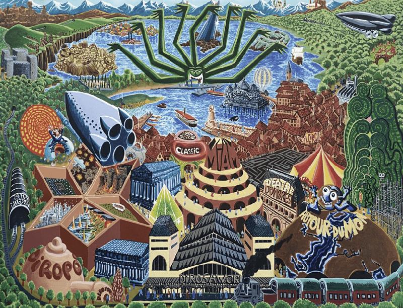 Exposition "Mirages du monde" - Les peintures d'Hervé di Rosa