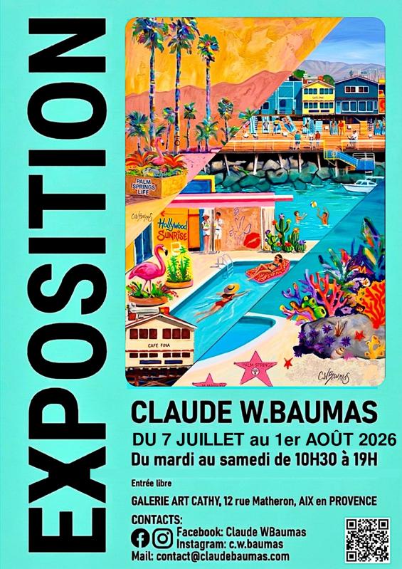 Exposition - Peinture - Claude W.BAUMAS