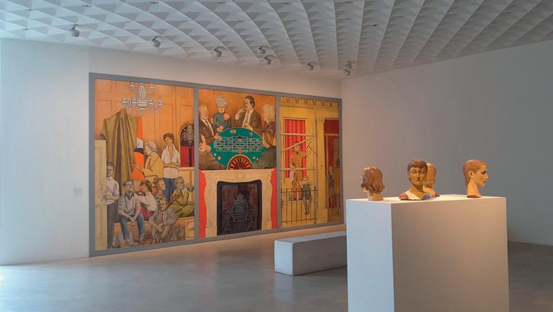 Exposition "Plastic Newspaper" de Lucy Mckenzie