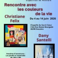 Exposition : Rencontre avec les couleurs de la vie