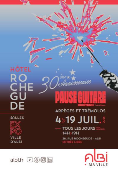 Exposition à l’Hôtel Rochegude: 30ème anniversaire de Pause Guitare