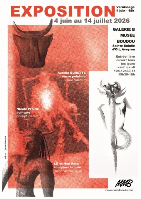 Exposition au Musée Marcel Boudou du 4 juin au 14 juillet