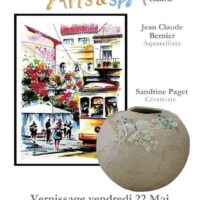 Exposition d'aquarelles et céramique - Hammam Arts & Spa Galerie