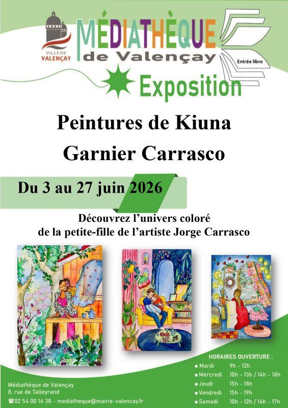 Exposition de Kiuna Garnier Carrasco