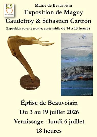 Exposition de Maguy Gaudefroy & Sébastien Cartron