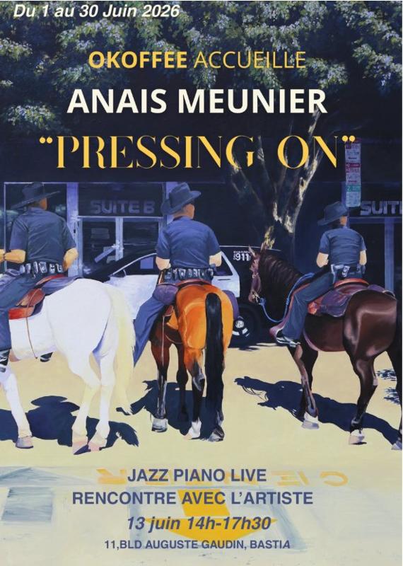 Exposition de l'artiste peintre Anaïs Meunier - Okoffee roaster // Okoncept store - Bastia