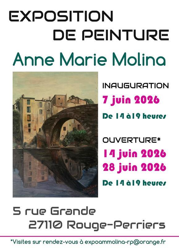 Exposition de peintures de Anne-Marie Molina