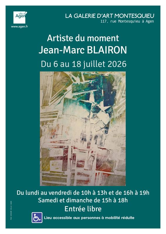 Exposition de peintures par Jean-Marc Blairon