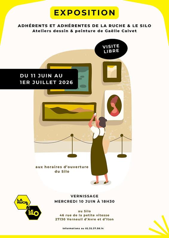 Exposition des ateliers dessin et peinture de Gaëlle Calvet