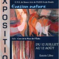 Exposition des peintures de Paul Rigoulet
