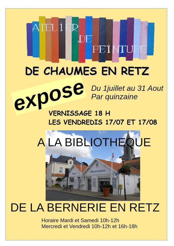 Exposition - l'atelier de peinture de Chaumes-en-Retz