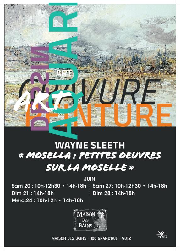 Exposition peinture "Mosella : petites oeuvres sur la Moselle"