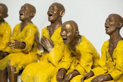 Exposition temporaire de la sculptrice Caurine Chauvet au Musée Bajèn Vega de Monestiés
