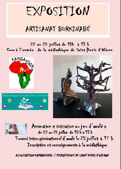 Exposition-vente de l'association Kambavenir