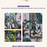 Expostion : Découvrez l’univers onirique de Korane Valarin (Korval) - Médiathèque Centre Corse - Corti