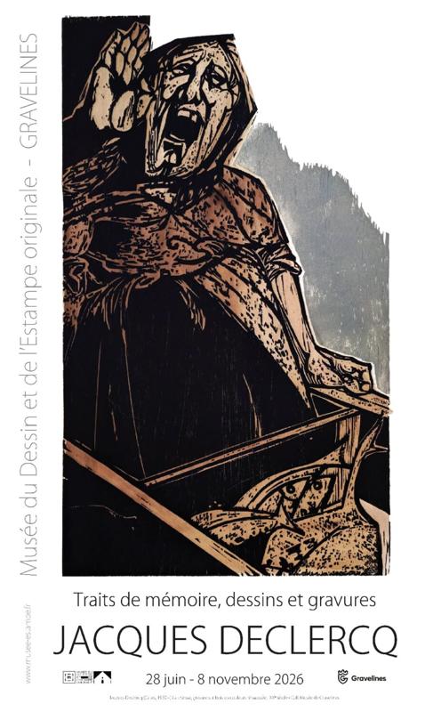 Jacques Declercq : traits de mémoire, dessins et gravures