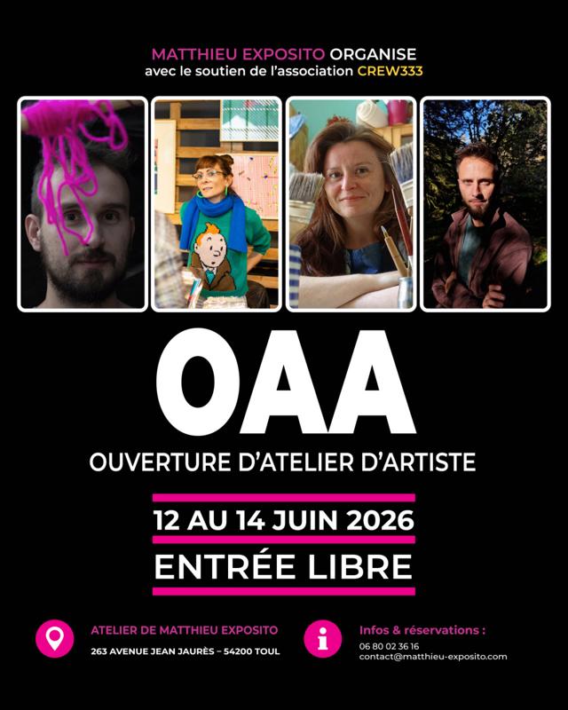 OAA - Ouverture d'atelier d'artiste - Toul