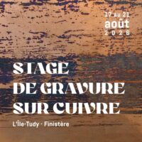 Stage de gravure sur cuivre à l'Île-Tudy (Finistère)