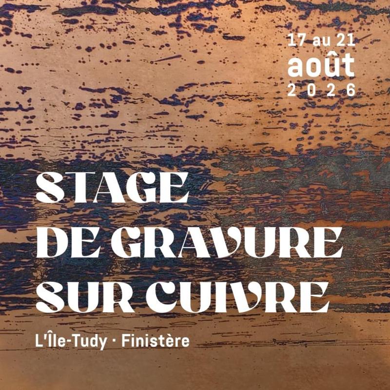 Stage de gravure sur cuivre à l'Île-Tudy (Finistère)