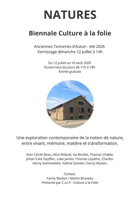 Biennale d’Art Contemporain - Exposition "Natures"