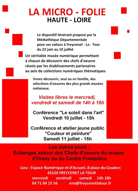 Conférence et atelier jeune public
