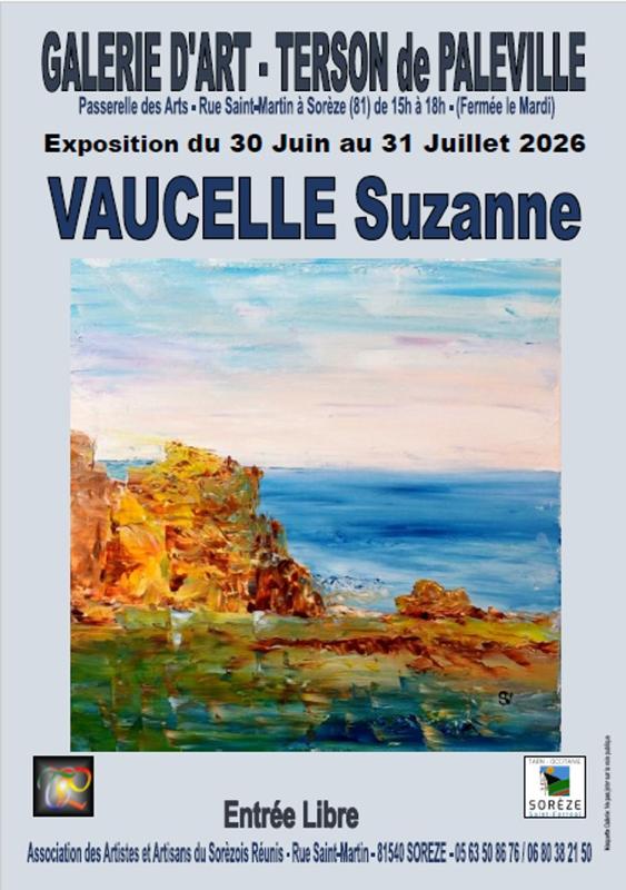 EXPOSITION A LA GALERIE D'ART TERSON DE PALEVILLE
