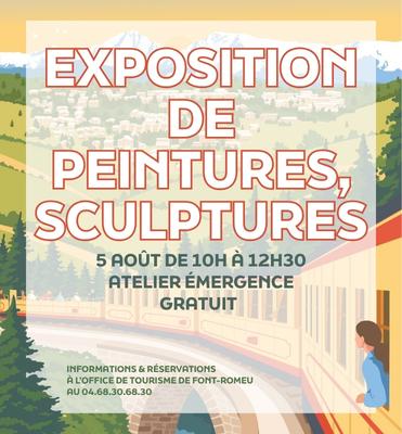 EXPOSITION DE PEINTURES SCULPTURES - MERCREDI 5 AOÛT