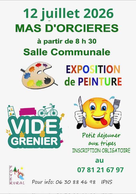 EXPOSITION DE PEINTURE/VIDE GRENIER
