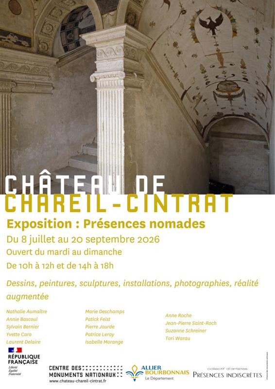 Exposition · Art contemporain Présences Nomades – Château de Chareil-Cintrat