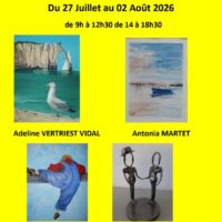 Exposition | G. Delpech, A. Vertriest, A. Martet, C. Geneste - Peinture et sculpture