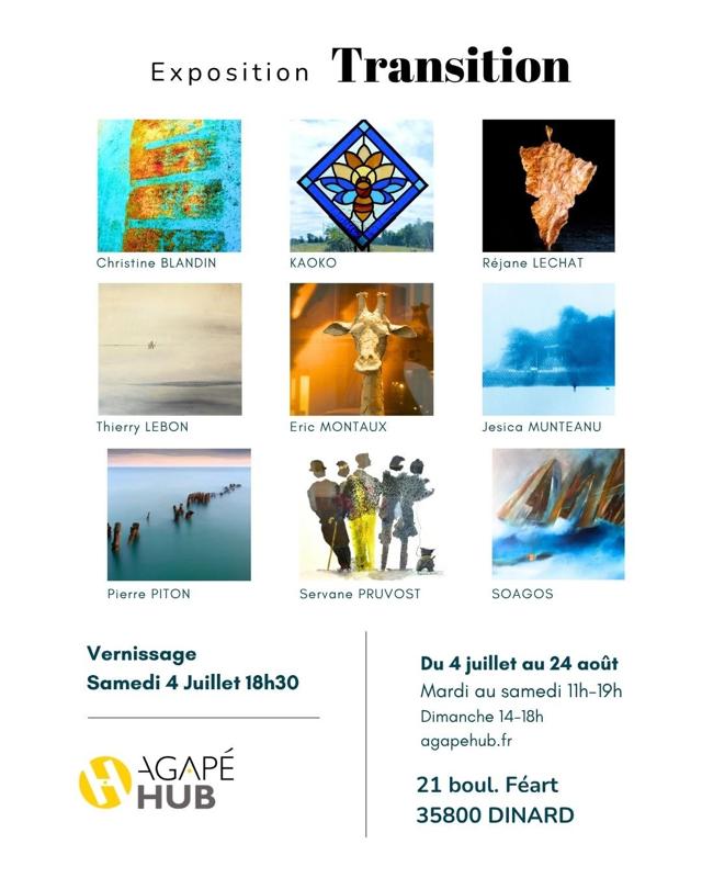 Exposition Galerie Agapé Hub - Transition