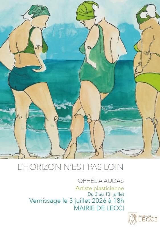 Exposition “L’Horizon n’est pas loin” de l'artiste plasticienne Ophélia Audas - Mairie de Lecci