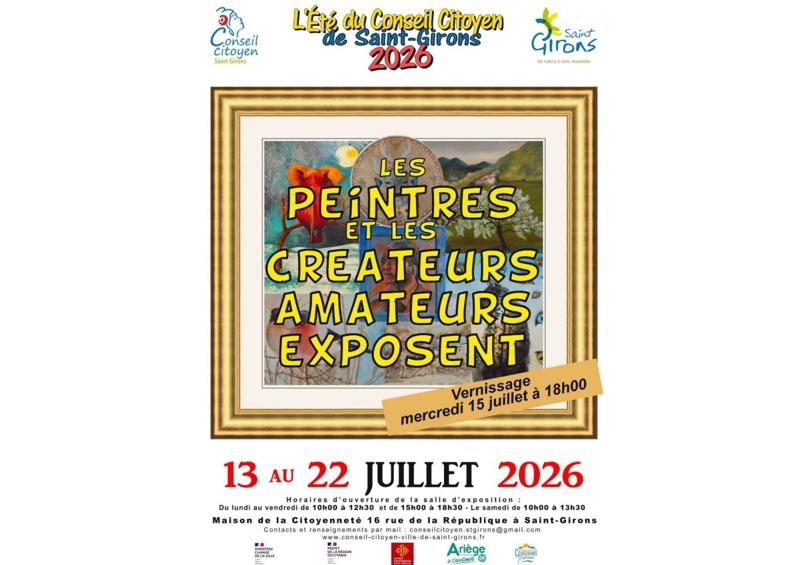 Exposition – « Les Peintres et Créateurs Amateurs exposent »