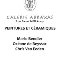 Exposition : Peintures et céramiques - Marie Bendler, Océane de Beyssac et Chris Van Eeden