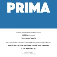 Exposition "Prima" Pierre-Antoine Vesperini