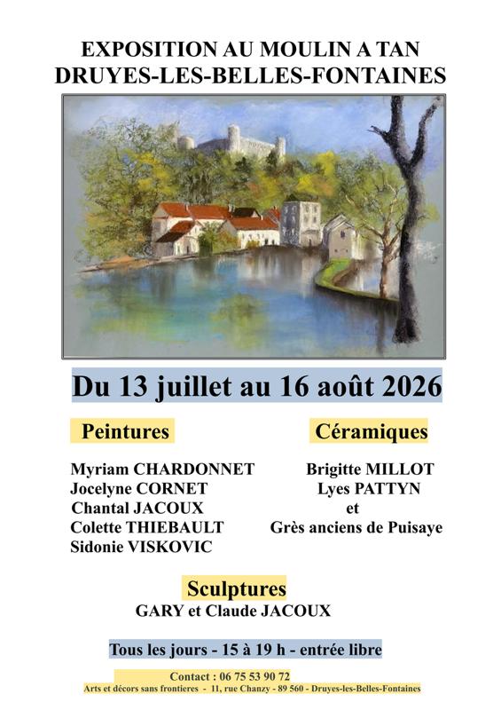 Exposition au Moulin à tan