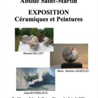 Exposition d'Alain Rondeleux, Bernard Billiet, Marie-Béatrice Marteau