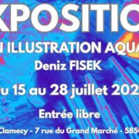 Exposition de dessins, illustrations et aquarelles - Deniz Fisek