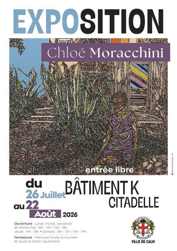 Exposition de l’artiste peintre Chloé Moracchini