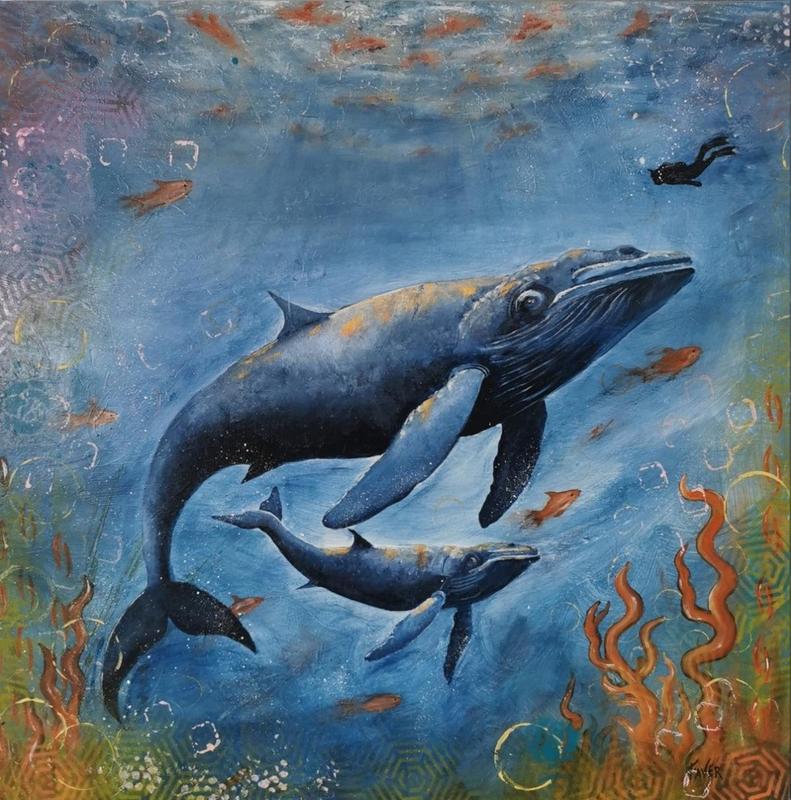 Exposition de peinture de Fabienne Verbauwem Faver